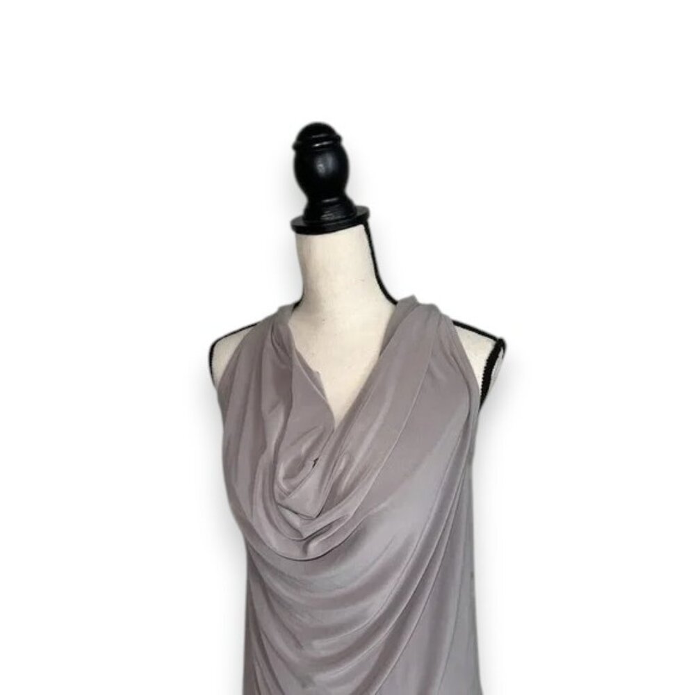 2/$5 Express Gray Ruched Tank Top Blouse - Picture 2 of 5